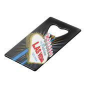 ラスベガスへようこそ クレジットカード栓抜き (正面アングル)