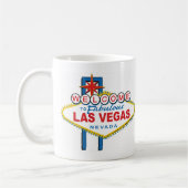 ラスベガスへようこそ コーヒーマグカップ (左)