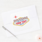 ラスベガスへようこそ スクエアシール (封筒)