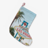 ラスベガスへようこそ スモールクリスマスストッキング (正面 (吊り時))