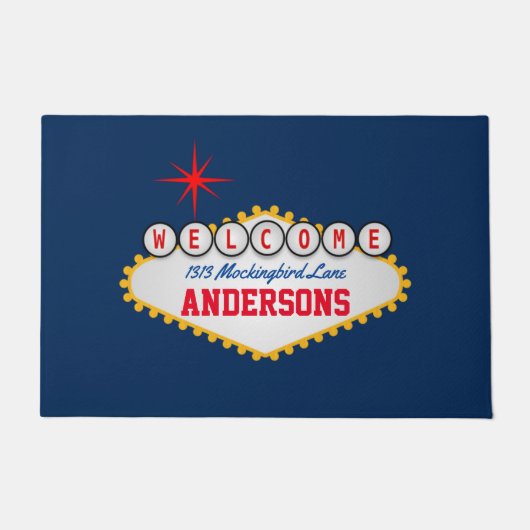 ラスベガスへようこそ  ドアマット (正面)