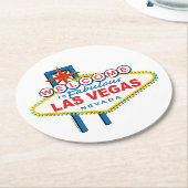 ラスベガスへようこそ ラウンドペーパーコースター (アングル)