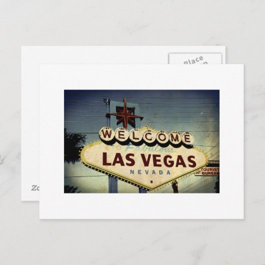 「ラスベガスへようこそ」ヴィンテージポストカード ポストカード (正面/裏面)