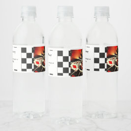ラスベガスまたはカジノギャンブラー ペットボトルラベル