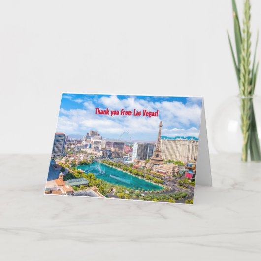 ラスベガスより感謝を V 3.0 サンキューカード (正面)