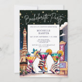 ラスベガスをテーマにしたバチェロレッテ 招待状 (正面)