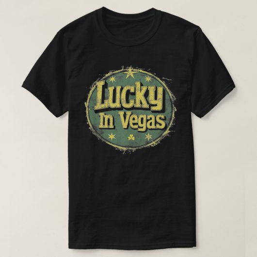ラスベガスアイリッシュSt patricks dayサンパディスシャーマー Tシャツ (デザイン正面)