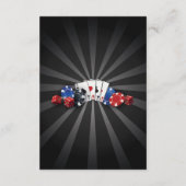 ラスベガスアコモデーションカードカ結婚ジノ エンクロージャーカード (裏面)