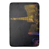 ラスベガスアットナイトスカイライン バスマット (正面縦)