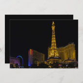 ラスベガスアットナイトスカイライン 招待状 (正面/裏面)