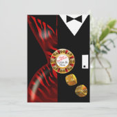 ラスベガスアールデコ結婚披露宴 | red zebra 招待状 (スタンド正面)