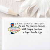 ラスベガスウェディングとお祝い ラベル (インサイチュ)