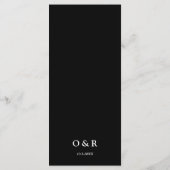 ラスベガスウェディングレセプションメニューへようこそ メニュー (裏面)