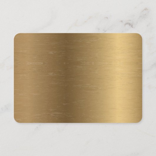 ラスベガスウェディングレセプション金ゴールドエンクロージャ エンクロージャーカード (裏面)