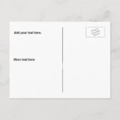 ラスベガスウェディング日付のポストカードを保存 案内ポストカード (裏面)