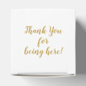 ラスベガスウェルカムサインエレガント金ゴールド結婚ズ フェイバーボックス (上部)