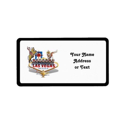 ラスベガスウェルカムサイン ラベル (正面)