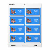 ラスベガスウェルカムサイン ラベル (フルシート)