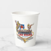 ラスベガスウェルカムサイン 紙コップ (正面)