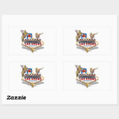 ラスベガスウェルカムサイン 長方形シール (シート)