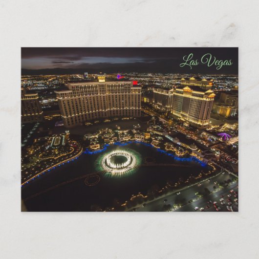 ラスベガスウォーターショー ポストカード (正面)