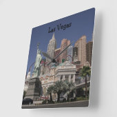 ラスベガスウォールクロック スクエア壁時計 (傾斜)