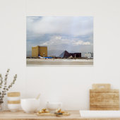 ラスベガスエアポートランウェイポスタープリント ポスター (キッチン)