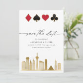 ラスベガスエレガントのフォトデスティネーションウェディング セーブザデート (スタンド正面)