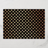 ラスベガスエレガントの目的地の結婚式のお知らせ 箔招待状 (裏面)