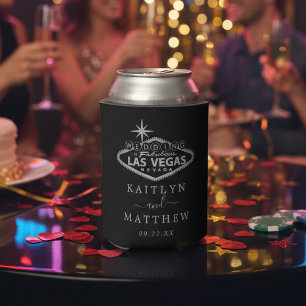 ラスベガスエレガントの目的地の結婚式のお願い 缶クーラー