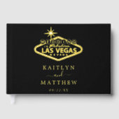 ラスベガスエレガントの目的地の結婚式 ゲストブック (正面)