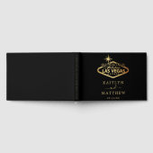 ラスベガスエレガントの目的地の結婚式 ゲストブック (全面)