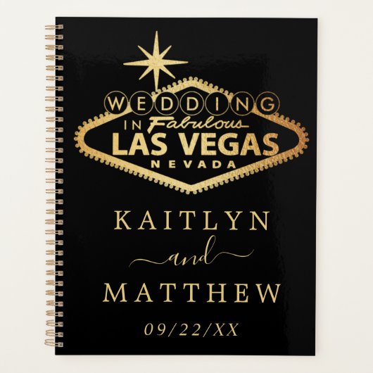 ラスベガスエレガントの目的地の結婚式 プランナー手帳 (正面)