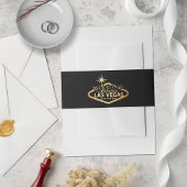 ラスベガスエレガントの目的地の結婚式 招待状ベリーバンド