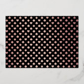 ラスベガスエレガントの目的地の結婚式 箔招待状 (裏面)