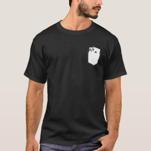 ラスベガスエースポケットエーストランプのポーカースペードクラブカシ Tシャツ