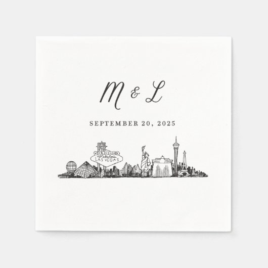ラスベガスカクテルナプキンス スタンダードカクテルナプキン (正面)