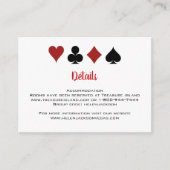 ラスベガスカジノカードスーツ結婚ズ詳細 エンクロージャーカード (正面)