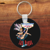 ラスベガスカジノショーガール キーホルダー (正面)