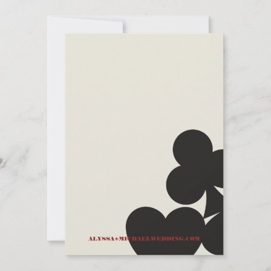 ラスベガスカジノスカイラインウェディングザデイトを保存 招待状 (裏面)