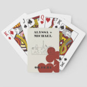 ラスベガスカジノスカイライン結婚式の引き出物 トランプ (裏面)