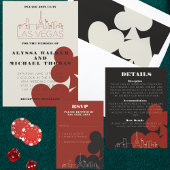 ラスベガスカジノスカイライン結婚式招待状 招待状