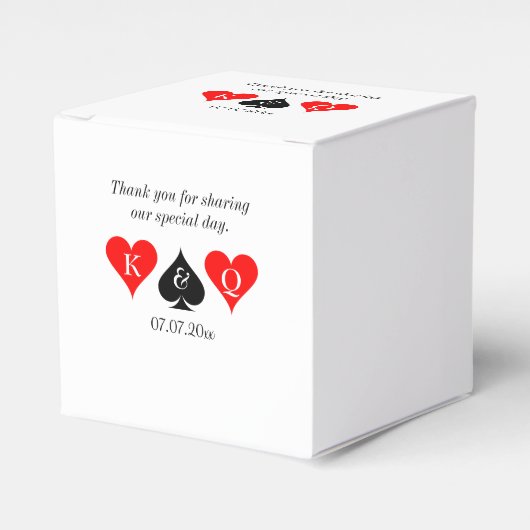 ラスベガスカジノテーマハートとスペード結婚ズ フェイバーボックス (正面サイド)