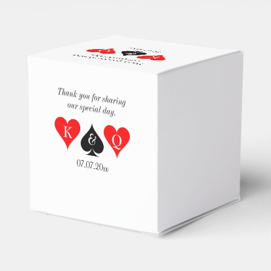 ラスベガスカジノテーマハートとスペード結婚ズ フェイバーボックス (裏面サイド)