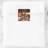 ラスベガスカジノテーマバースデーパーティー スクエアシール (バッグ)