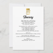 ラスベガスカジノデスティネーションウェディングの日程 (裏面)