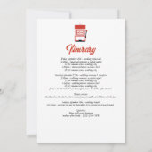 ラスベガスカジノデスティネーションウェディングの日程 (裏面)