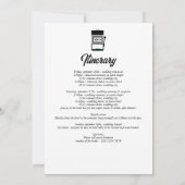 ラスベガスカジノデスティネーションウェディングの日程 (裏面)