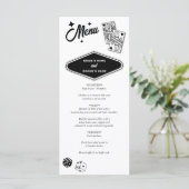 ラスベガスカジノデスティネーションウェディングブラック メニュー (スタンド正面)