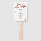 ラスベガスカジノデスティネーションウェディングレッド ハンドファン (正面)